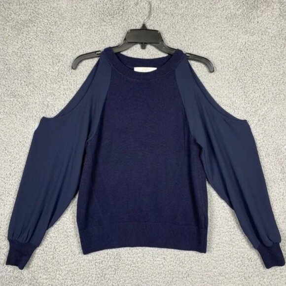 NWT LOFT Cold Shoulder Sweater (sz XL) - Picture 2 of 7